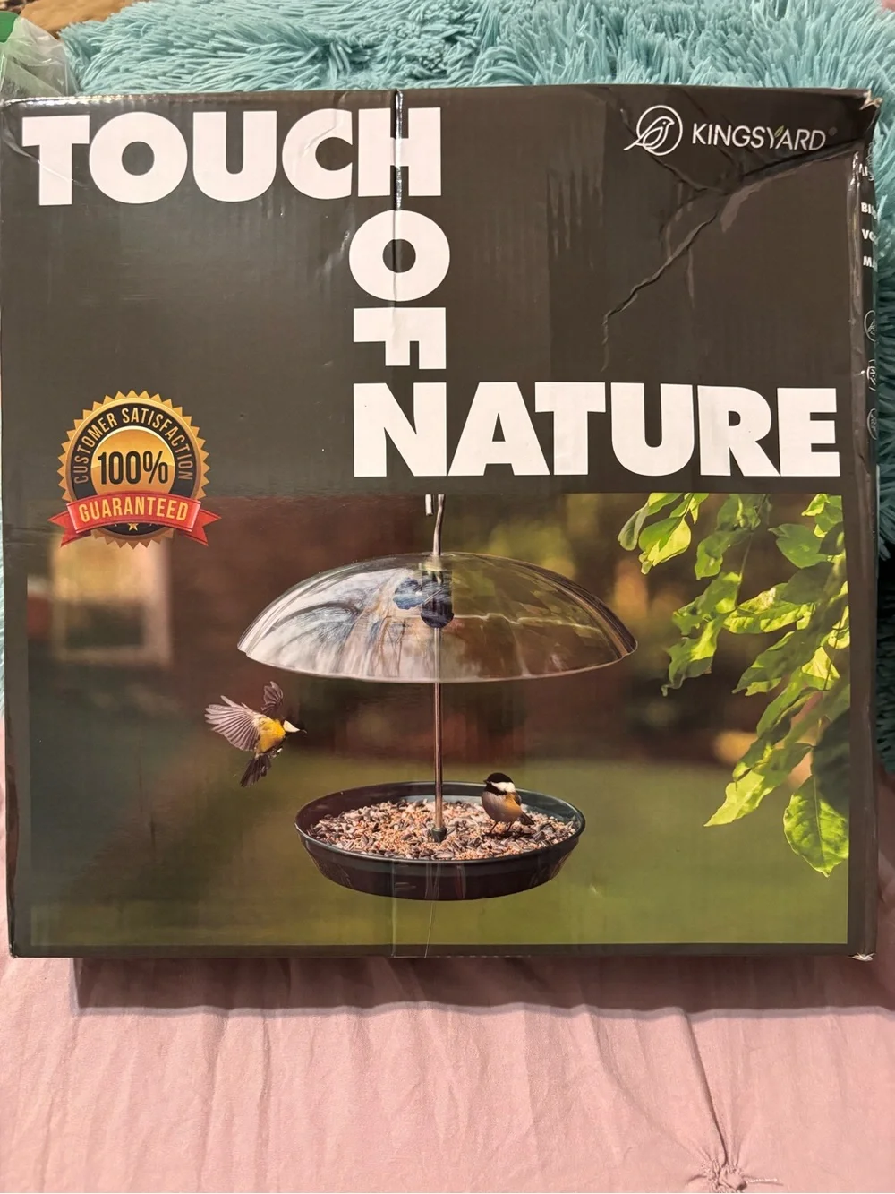 Kingsyard Touch of Nature Bird Feeder - Black